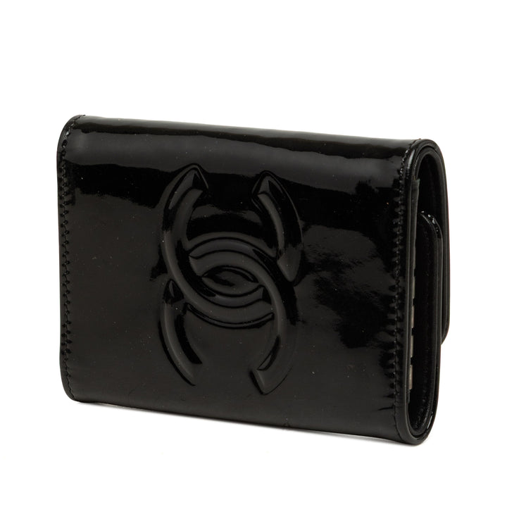 Chanel CC Camellia Porte-clés Noir – vue 2 – GABY PARIS