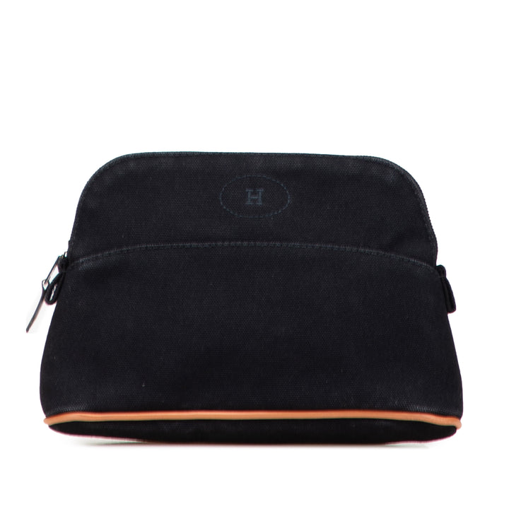 Hermès Toile Bolide Trousse de Voyage PM Noir