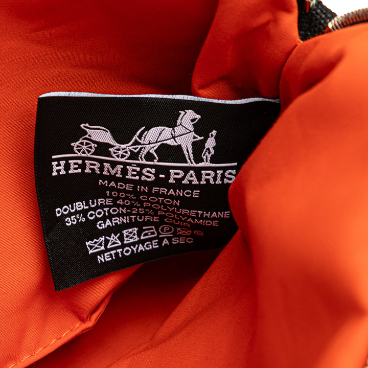 Hermès Toile Bolide Trousse de Voyage PM Noir