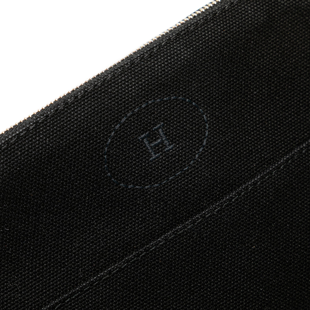 Hermès Toile Bolide Trousse de Voyage PM Noir