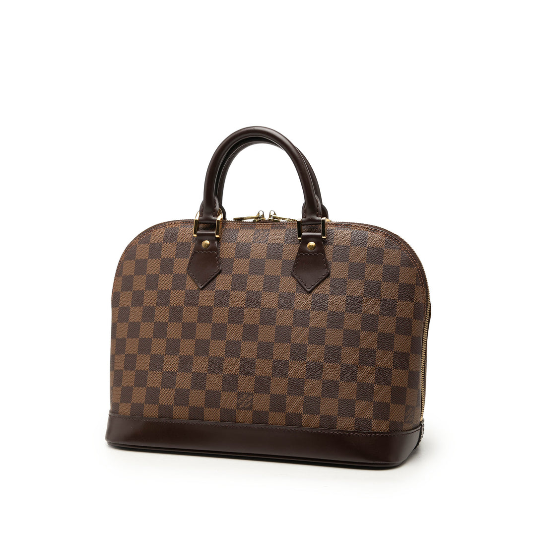 Louis Vuitton Alma PM Damier Ébène Marron – vue 2 – GABY PARIS