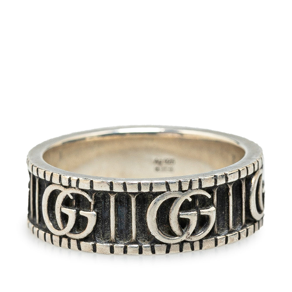 Sterling Silver GG Marmont Ring Silver - Gaby Paris