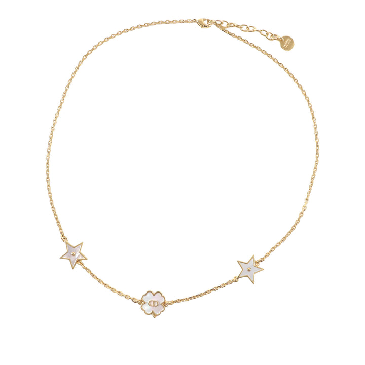 plaqué CD Mother of Perle Destiny Collier Doré