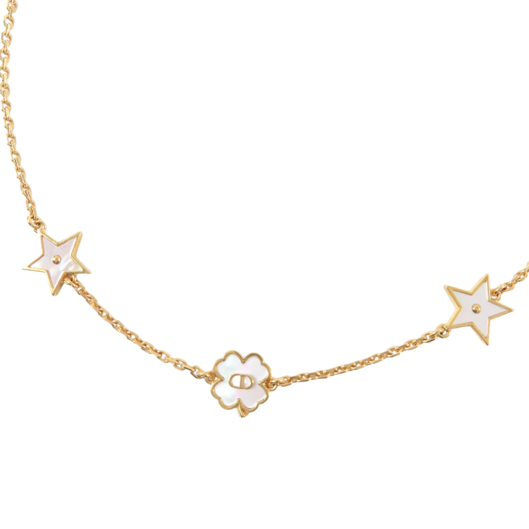 plaqué CD Mother of Perle Destiny Collier Doré
