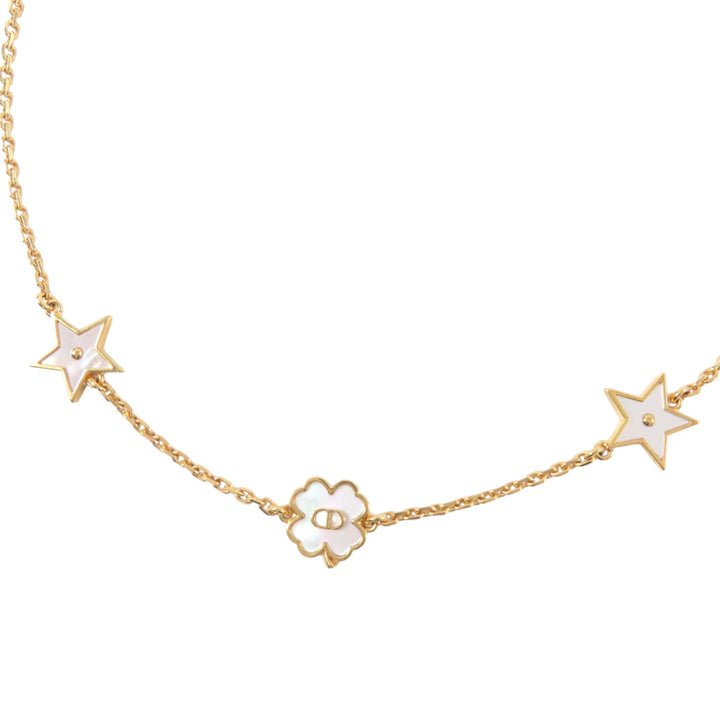plaqué CD Mother of Perle Destiny Collier Doré