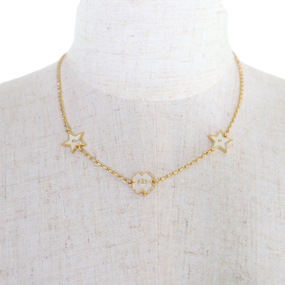 plaqué CD Mother of Perle Destiny Collier Doré
