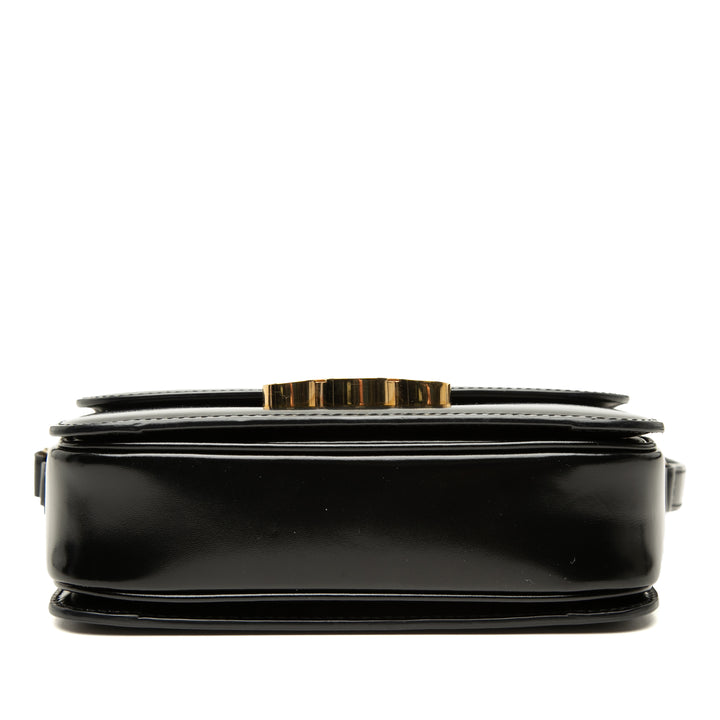 brillant Triomphe Sac Teen Cuir de veau Noir