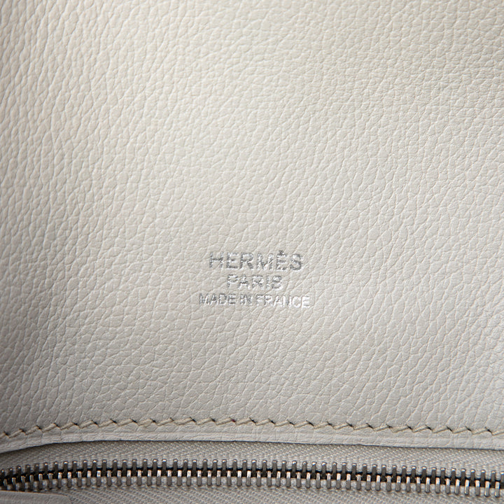 Hermès Sac bandoulière Berline 21 Evercolor Mini Bleu – vue 5 – GABY PARIS