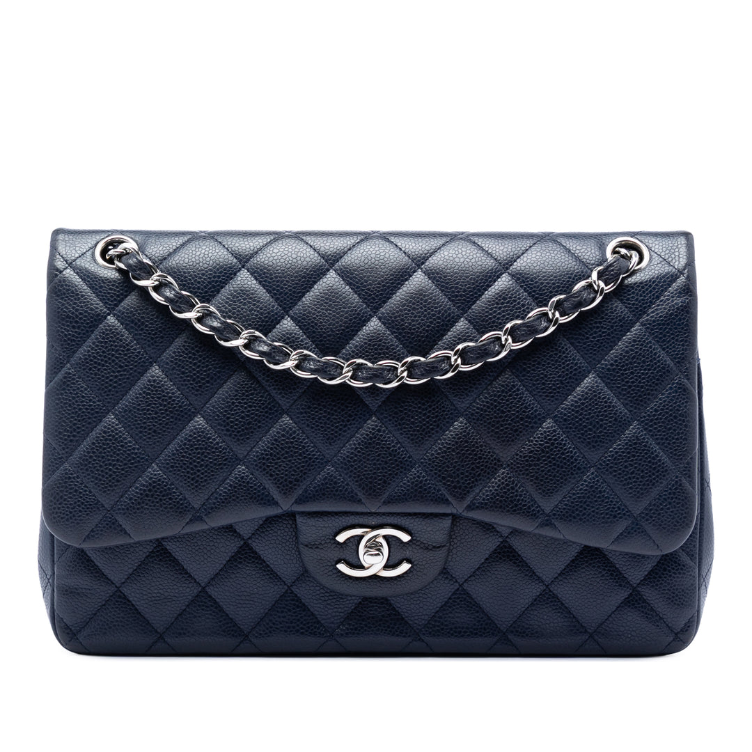 Chanel Jumbo Classic Caviar Double rabat