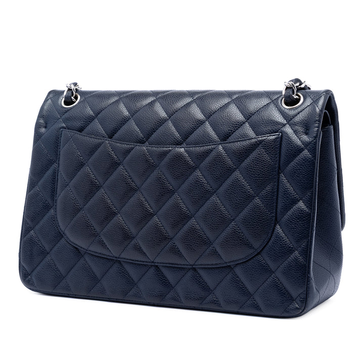 Chanel Jumbo Classic Caviar Double rabat