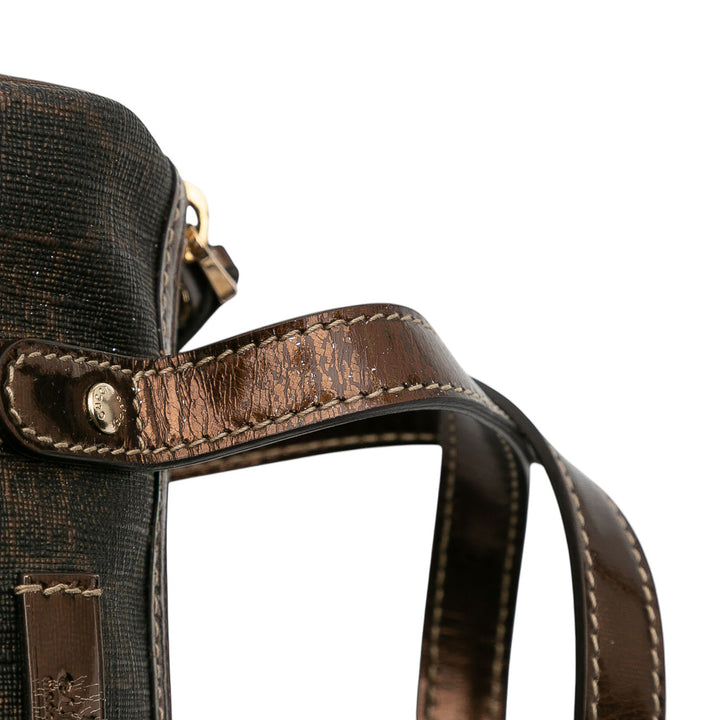 Gucci Sac à main Joy Boston GG Supreme Mini Marron – vue 11 – GABY PARIS