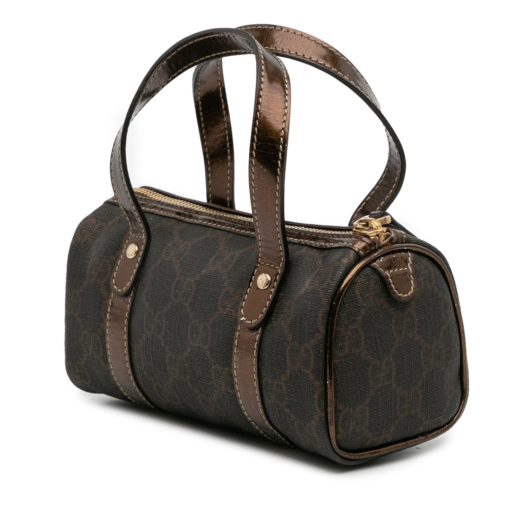 Gucci Sac à main Joy Boston GG Supreme Mini Marron – vue 2 – GABY PARIS