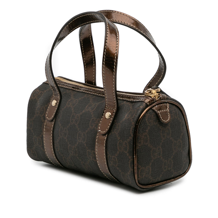 Gucci Sac à main Joy Boston GG Supreme Mini Marron – vue 2 – GABY PARIS