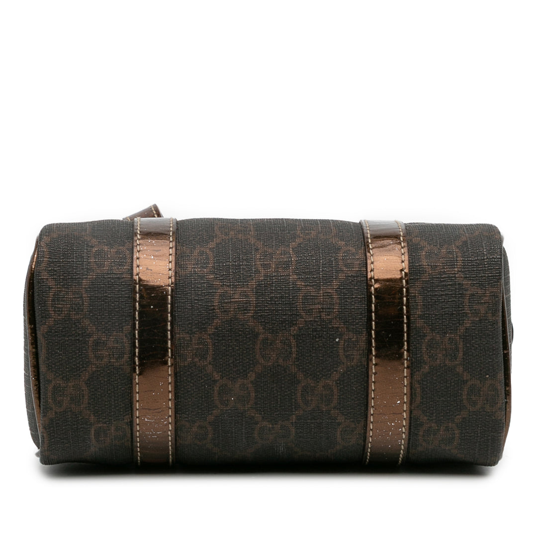 Gucci Sac à main Joy Boston GG Supreme Mini Marron – vue 3 – GABY PARIS