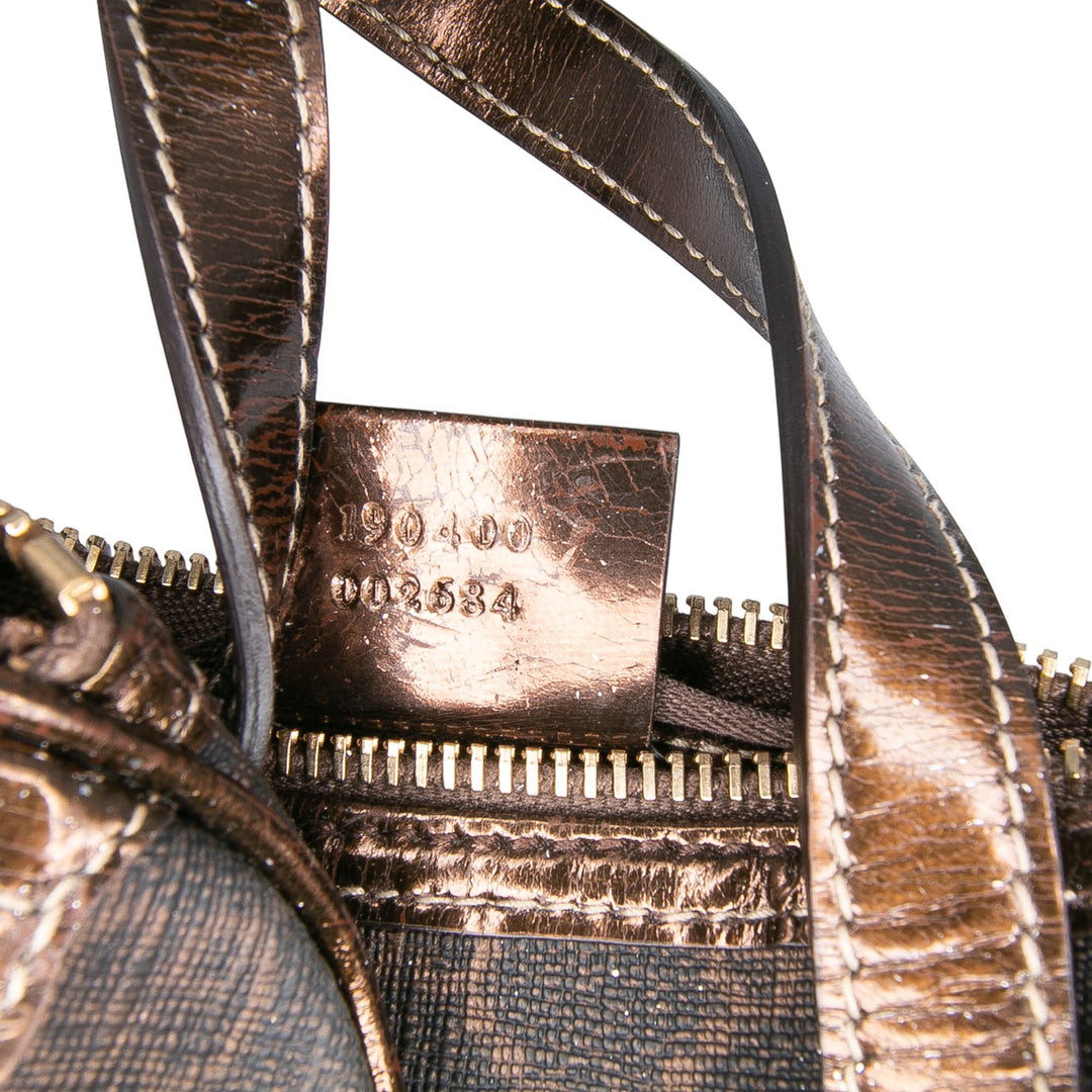Gucci Sac à main Joy Boston GG Supreme Mini Marron – vue 6 – GABY PARIS
