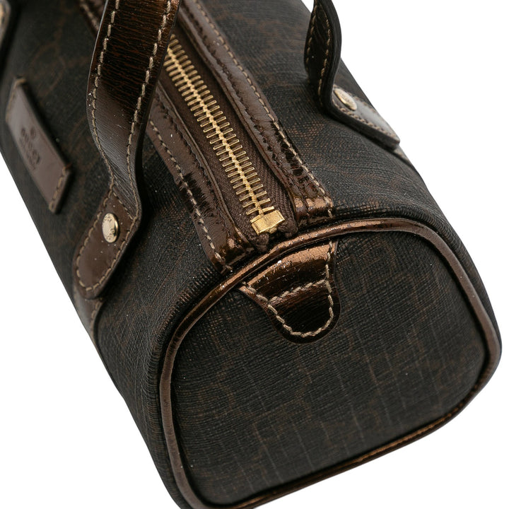 Gucci Sac à main Joy Boston GG Supreme Mini Marron – vue 8 – GABY PARIS