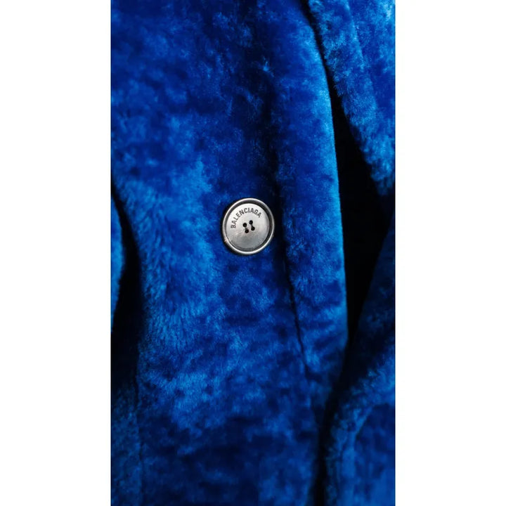 BALENCIAGA Manteau en fourrure synthétique à taille sablier Taille 36/38
