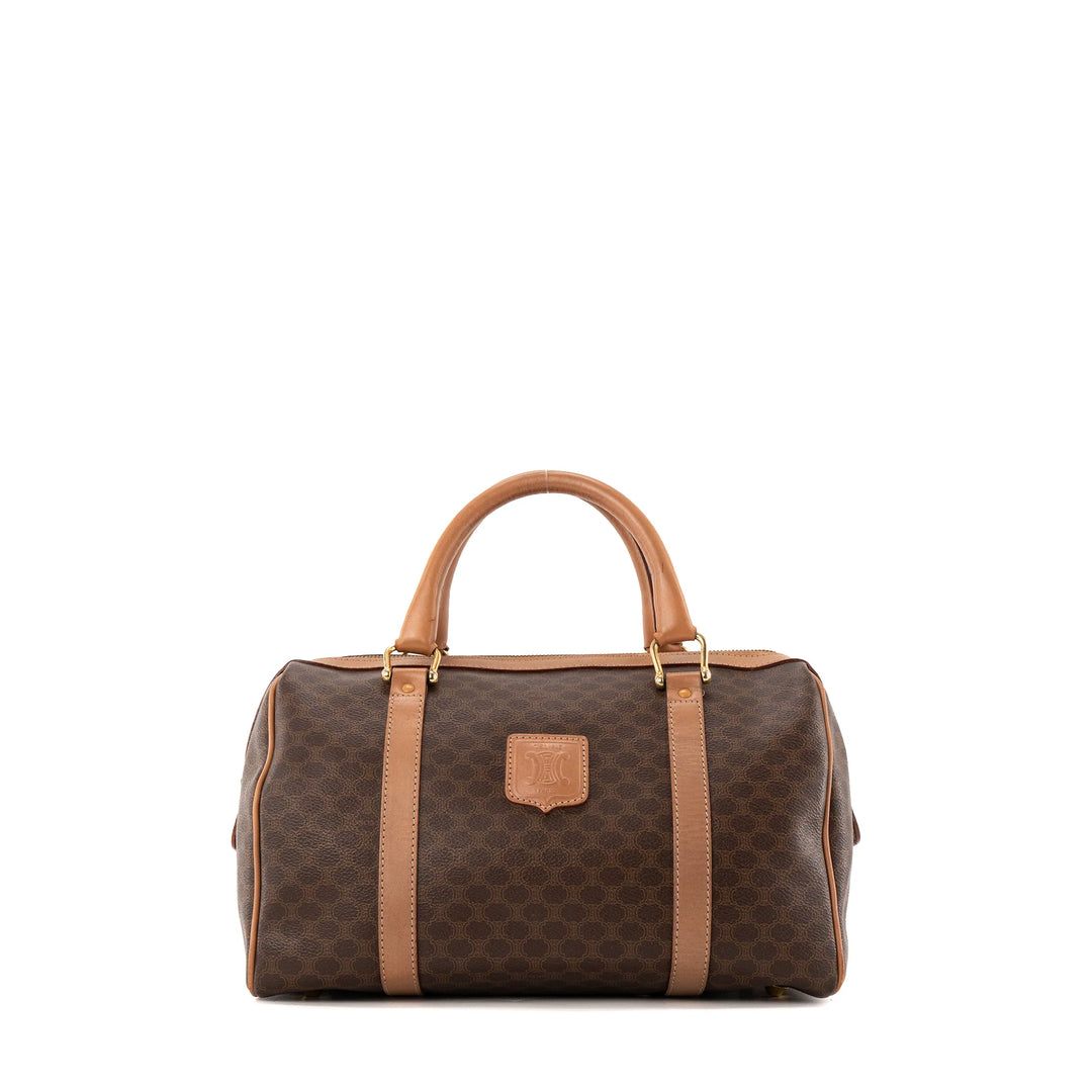 Celine Macadam Coated Toile Boston Sac