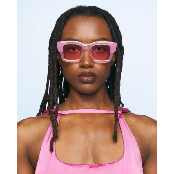 JACQUEMUS Gafas de sol rosas 'Baci Glasses'