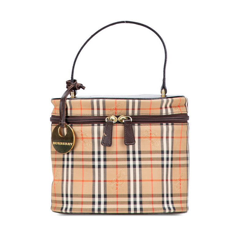 Burberry Trousse de toilette toile à carreaux Haymarket