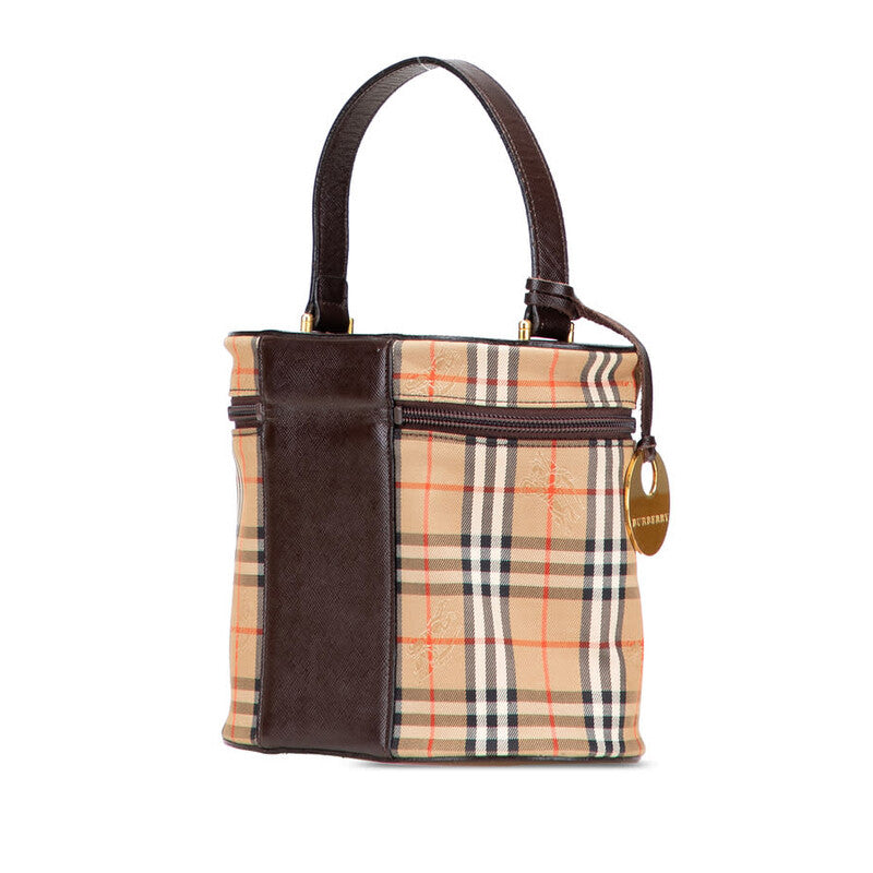 Burberry Trousse de toilette toile à carreaux Haymarket