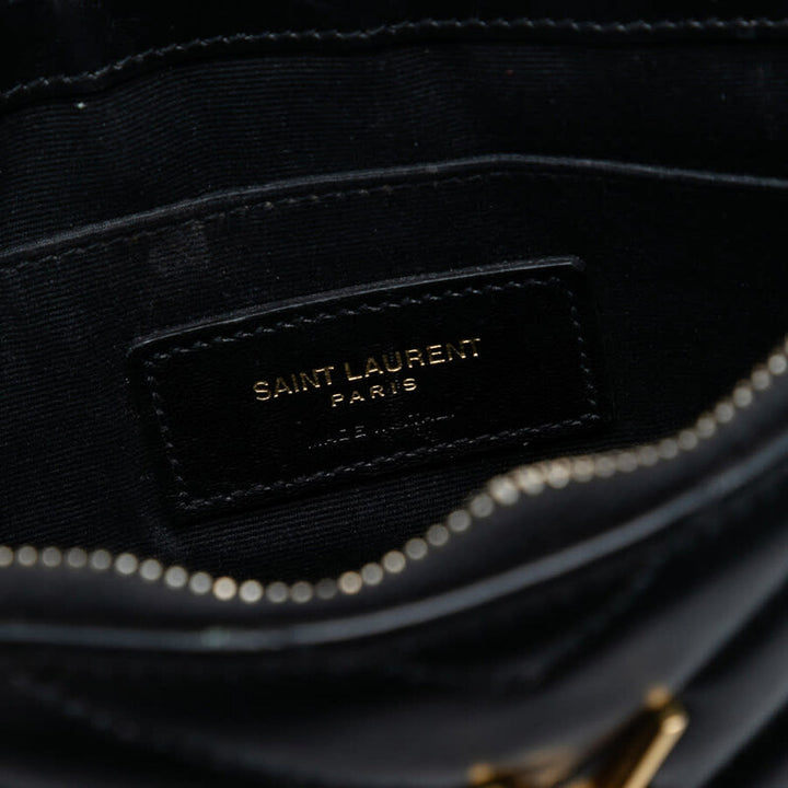 Saint Laurent pochette Monogram Zip A5 chevron matelassé