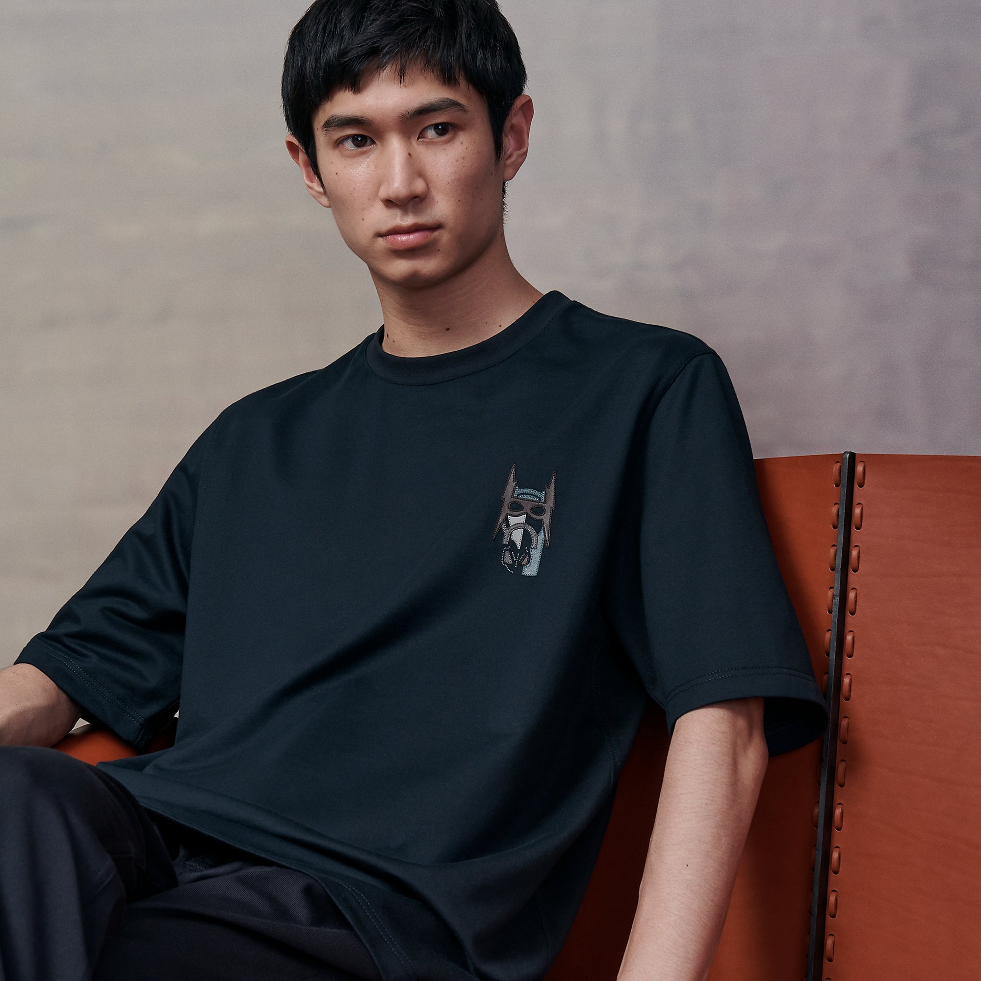Hermès Mini Leather Patch T-shirt Size XS | GABY PARIS