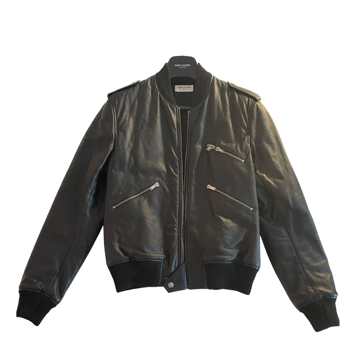 SAINT LAURENT Soft leather jacket size XS