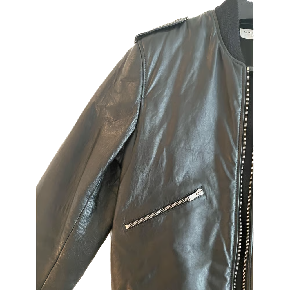 SAINT LAURENT Soft leather jacket size XS