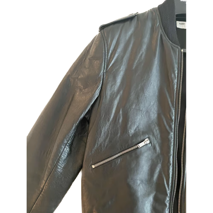 SAINT LAURENT Soft leather jacket size XS