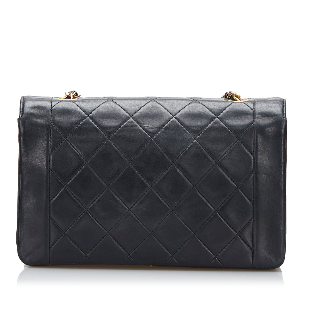 Chanel Medium Classic Lambskin Double Flap Bag Black - GABY PARIS