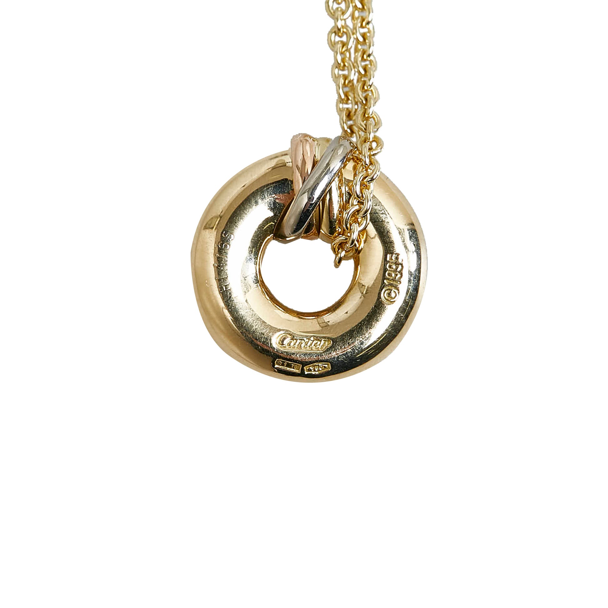 18K Trinity Necklace Gold - Yeahllow