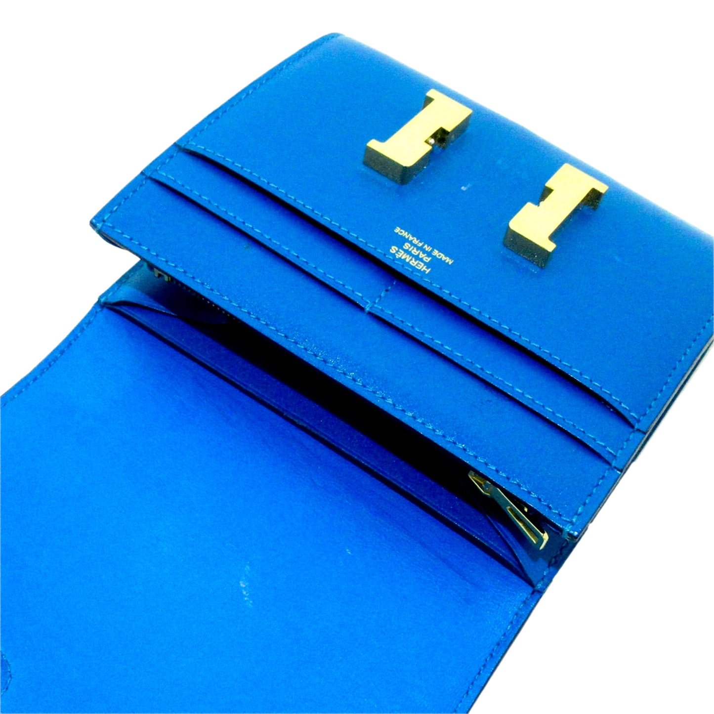 Constance Compact Wallet Blue - Gaby Paris