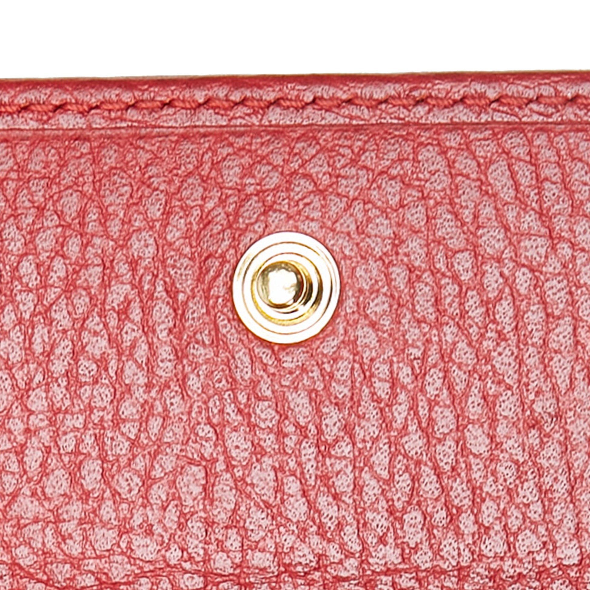 GG Marmont Leather Key Holder Red - Gaby Paris