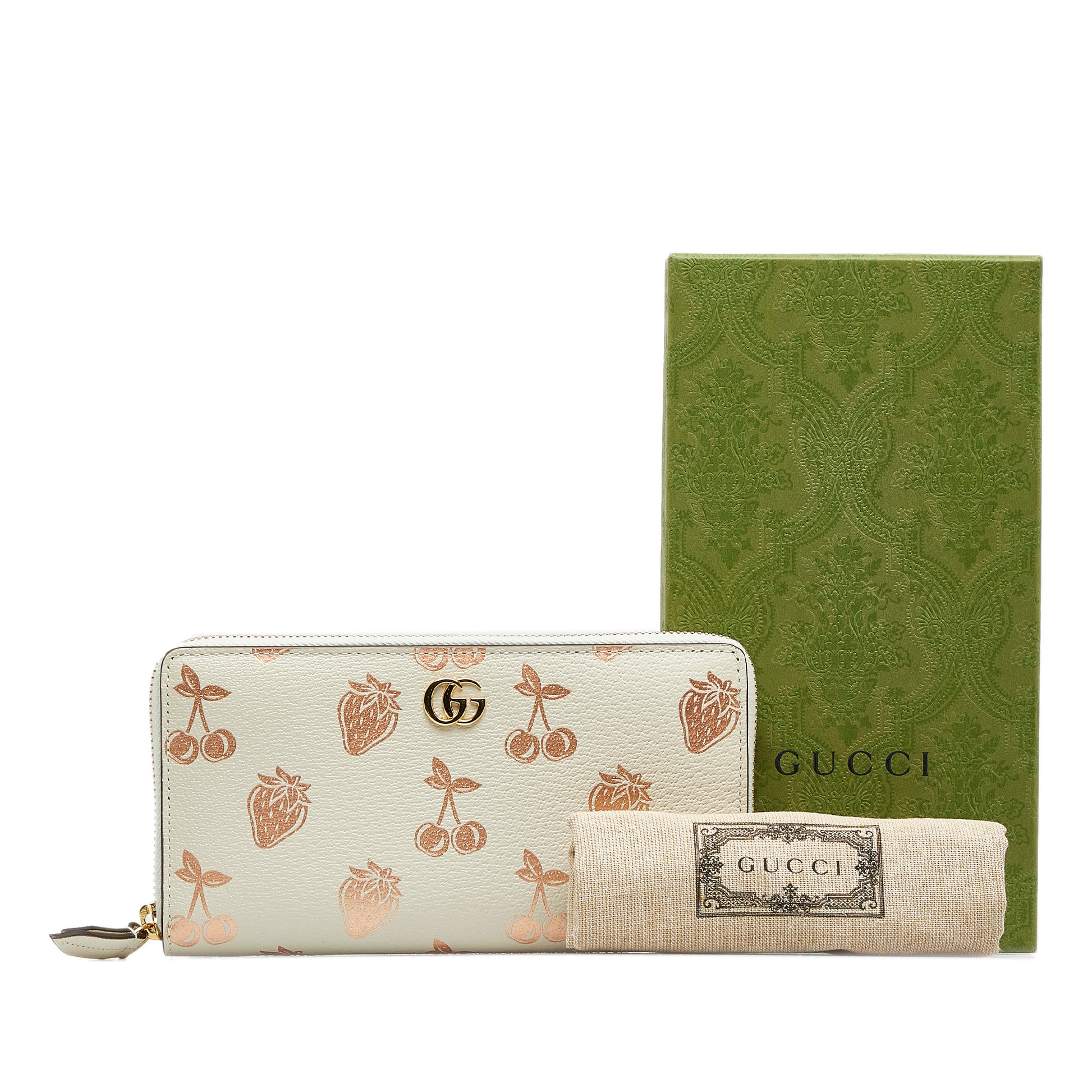 Berry Marmont Leather Wallet White - Gaby Paris