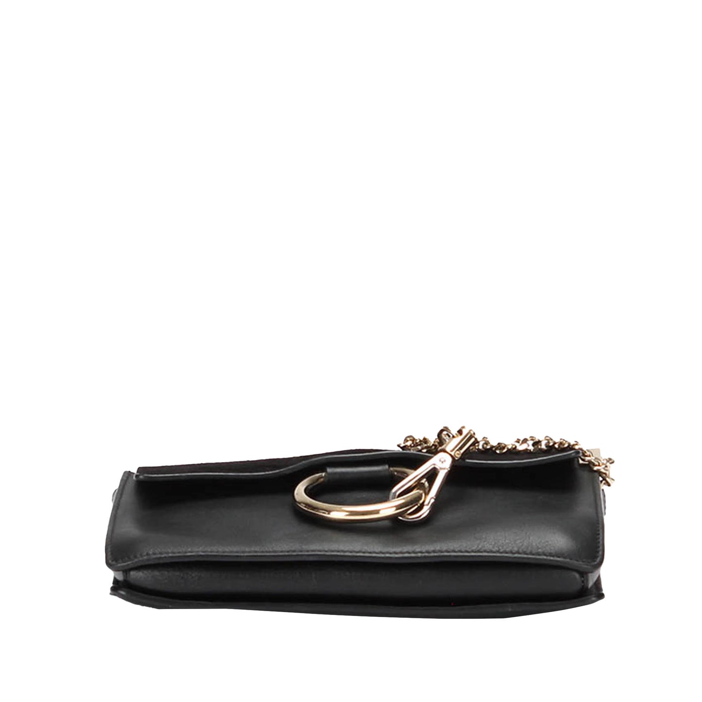 Faye Leather Crossbody Bag Black - Gaby Paris