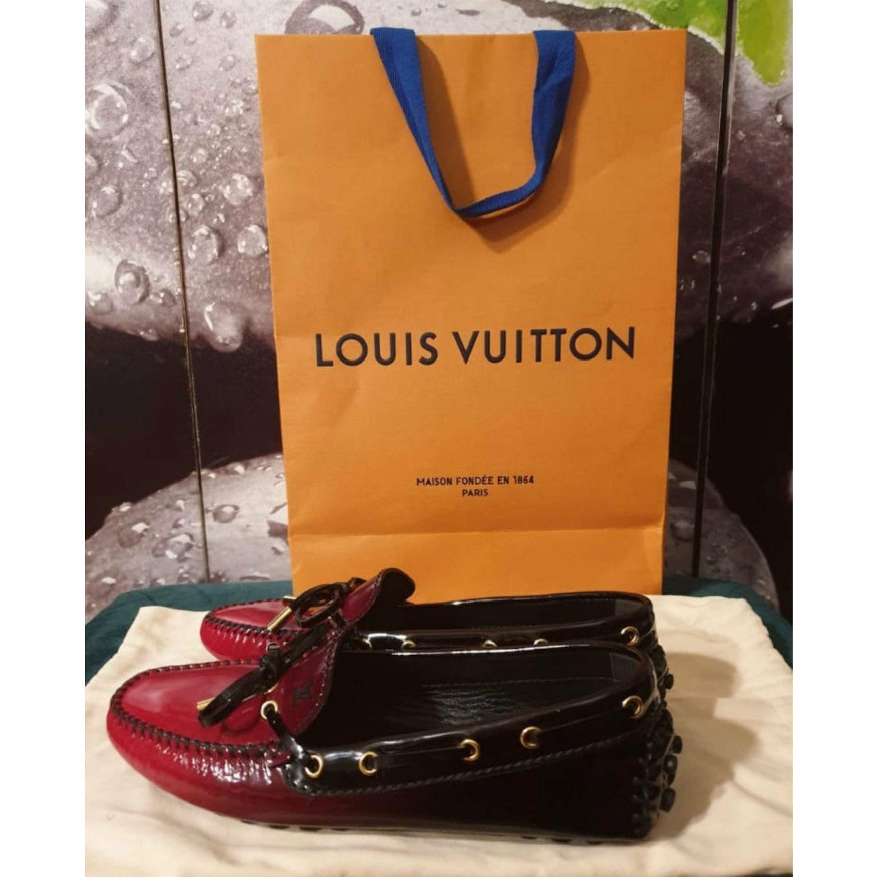 Louis Vuitton Patent leather moccasins size 36