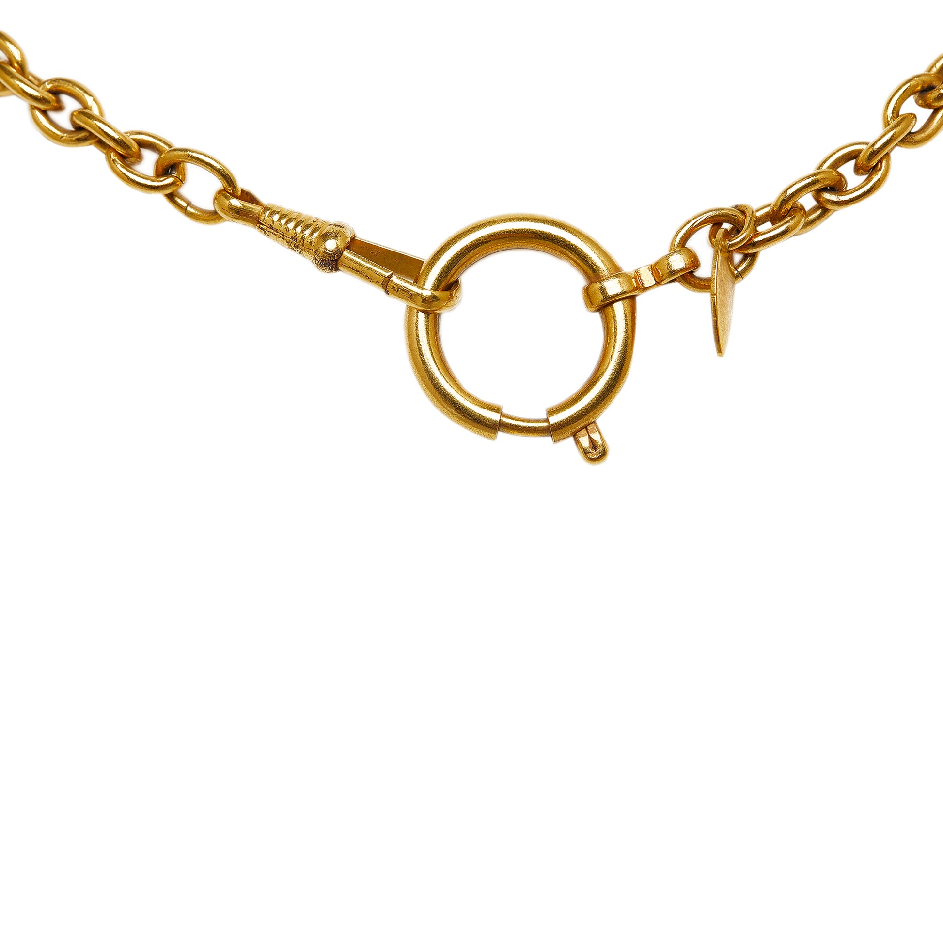 Leo Lion Sun Medallion Necklace Gold - Gaby Paris