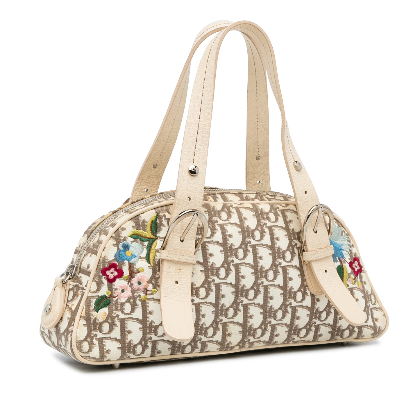 Diorissimo Flowers Oblique Handbag Brown - Gaby Paris