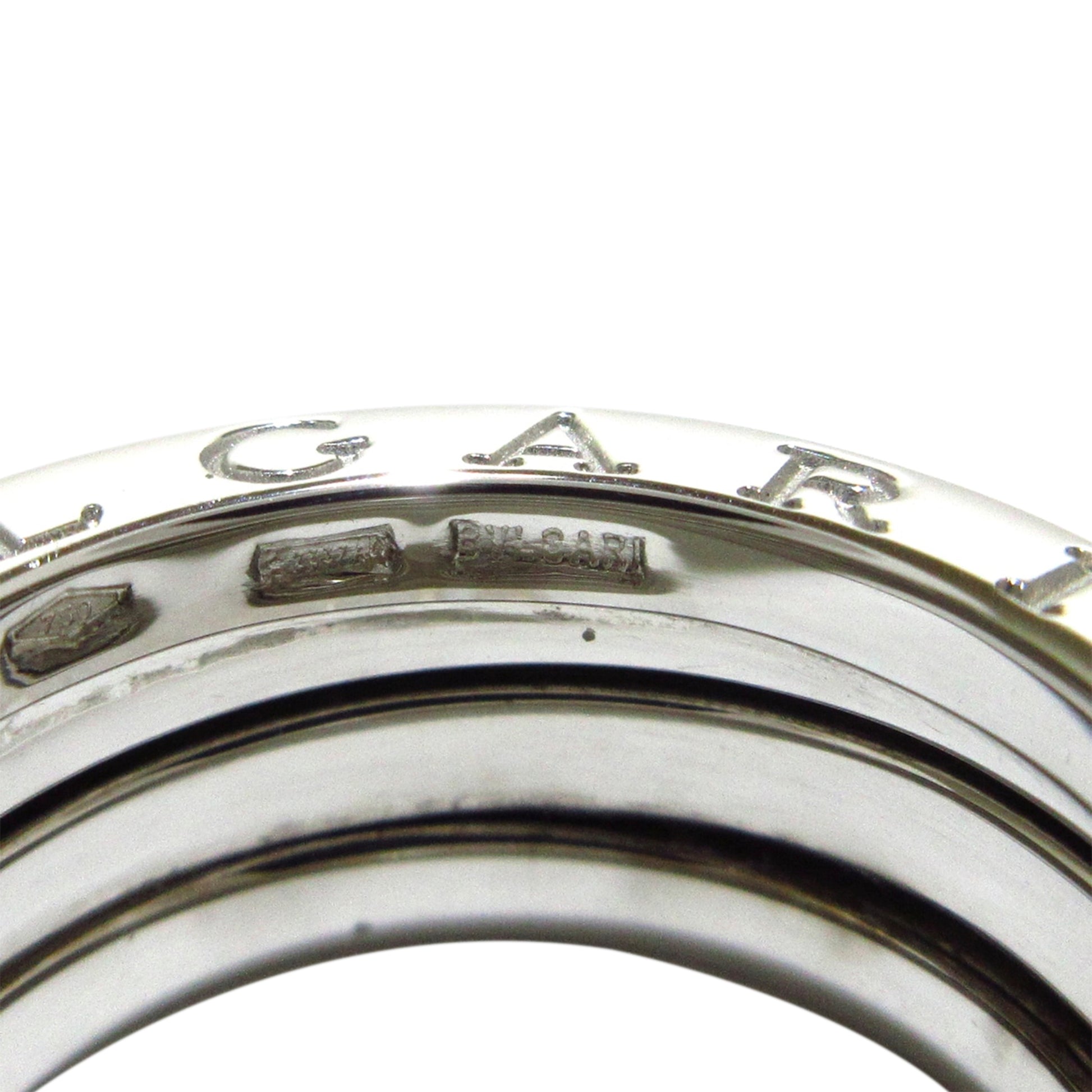 B.Zero1 2-Bands Ring in White Gold Silver - Yeahllow